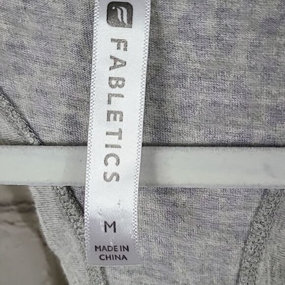 Fabletics Aventura Gray Ombre Tank Top Activewear Sports Racerback Tee Medium - Picture 6 of 10